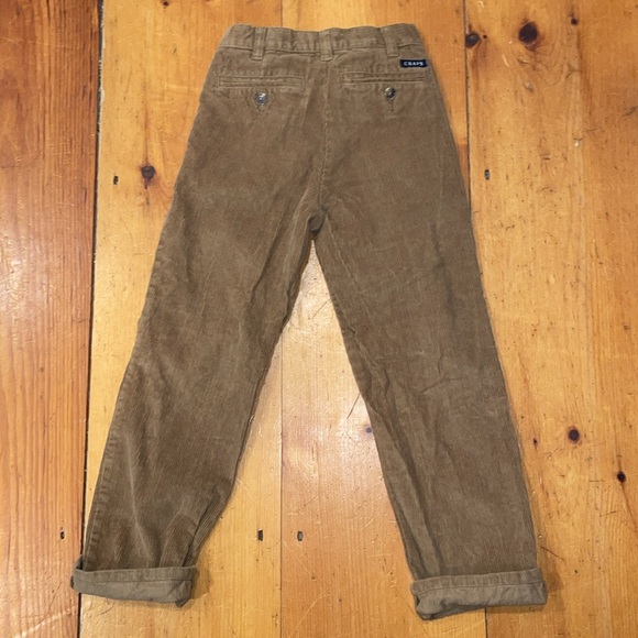 Chaps Pants Long Corduroy Tan Brown Holiday Pants Adjustable waistband Boys 6 - Picture 12 of 12